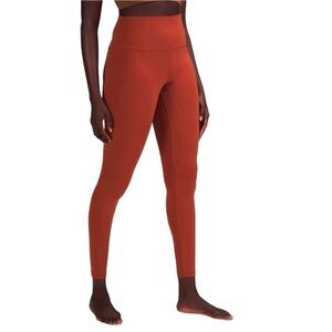 Lululemon Align High Rise Legging 28" Cayenne Red Orange Nulu Sz 14